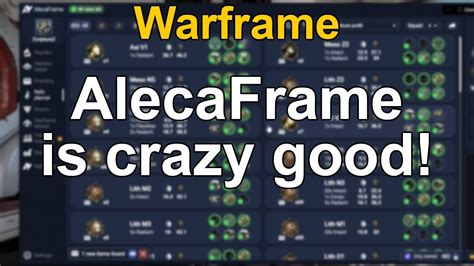 alecaframe|AlecaFrame is a must have on PC Warframe! .